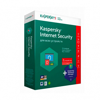 Kaspersky Internet Security, для всех устройств, 2ПК, 1 год