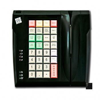 Программируемая клавиатура POSUA LPOS-032 со считывателем магнитных карт фото цена