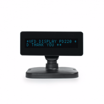 Дисплей покупателя Shtrih PD220-V7UB (USB интерфейс, VFD 2x20) чёрный детальное фото