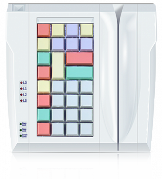 Программируемая клавиатура POSUA LPOS-032 со считывателем магнитных карт фото цена