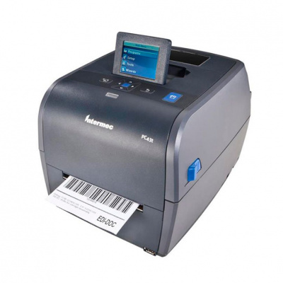 Принтер этикеток Intermec PC 43t с LCD дисплеем детальное фото