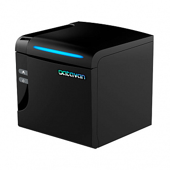 Принтер чеков Datavan PR 7120 (б/у, 203 dpi, USB, RS-232, Ethernet, автоотрез, встроенный звонок , c БП, черный, потерян внешний вид) фото цена