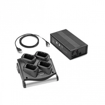 Зарядное устройство для ТСД Zebra MC9000, 4 слота, БП, KIT-SAC9000-4001ES фото цена