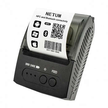 Мобильный принтер этикеток NETUM NT-1809 фото цена