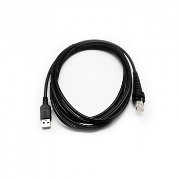 Кабель USB прямой для Voyager 1450g (3м)  черный, 36046 фото цена